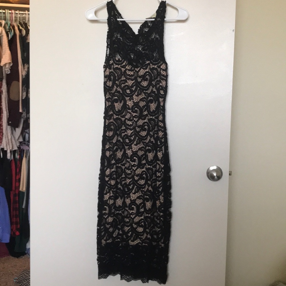 Black lace dress new with tags